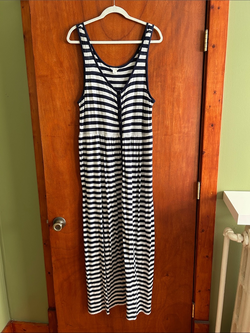 Caslon striped sleeveless maxi dress size XL